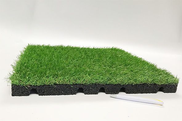 Artificial Grass Tile Touch Err Team Gummiboden Belage